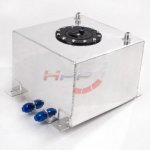 Závodní hliníková palivová nádrž 20l (racing fuel tank) se senzorem na ukazatel stavu paliva – Zboží Mobilmania