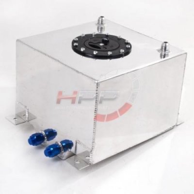 Závodní hliníková palivová nádrž 20l (racing fuel tank) se senzorem na ukazatel stavu paliva – Zboží Mobilmania
