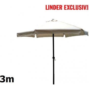 Zahradní slunečník LINDER EXCLUSIV 300 cm MC2003 Beige