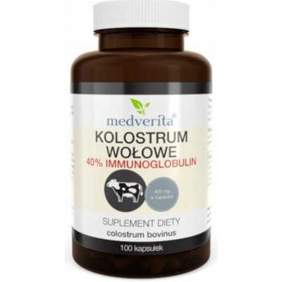 Medverita Kolostrum hovězí 40% imunoglobulinů 100 kapslí – Hledejceny.cz