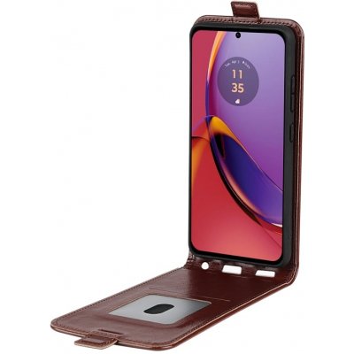 PROTEMIO 66160 Vyklápěcí pouzdro pro Motorola Moto G84 5G hnědé – Zbozi.Blesk.cz