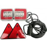 Elektrokabeláž k vleku s LED světly (C-led) s kabeláží 7pin 7,5 m, MULTIPA | Zboží Auto