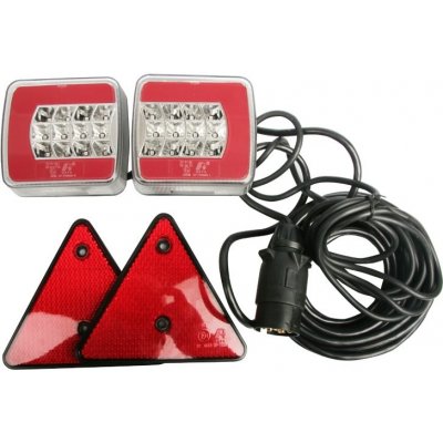 Elektrokabeláž k vleku s LED světly (C-led) s kabeláží 7pin 7,5 m, MULTIPA | Zboží Auto