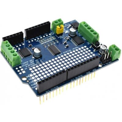LaskaKit Arduino I2C motor shield TB6612 + PCA9685 – Sleviste.cz
