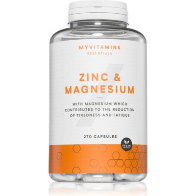 MyVitamins Essentials Magnesium & Zinc podpora správného fungování organismu 270 kapslí