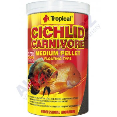 Tropical Cichlid Carnivore Medium Pellet 1 l, 360 g