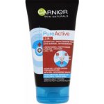 Garnier Skin Naturals Pure Active 3v1 aktivní uhlí proti černým tečkám 150 ml – Zboží Mobilmania