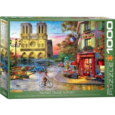 EuroGraphics Notre Dame 1000 dílků – Zboží Mobilmania