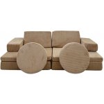 Hanah Home Dvoumístná rozkládací pohovka Puzzle camel – Hledejceny.cz
