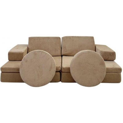 Hanah Home Dvoumístná rozkládací pohovka Puzzle camel – Hledejceny.cz
