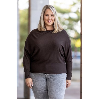 Italy fashion Úpletový svetr IRENE Černá – Zboží Mobilmania