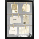 Fotorámeček černý s 9 kolíčky 38x52 cm – Hledejceny.cz