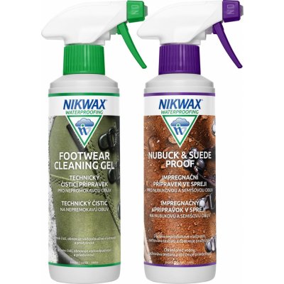 Nikwax Footwear Cleaning Gel a Nubuck Suede Proof 300 + 300 ml – Zbozi.Blesk.cz