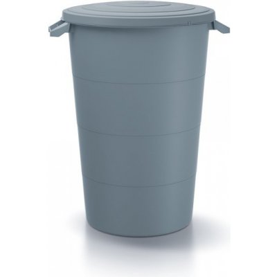Rauman Zahradní plastová nádoba s úchyty 160 l šedá – Sleviste.cz