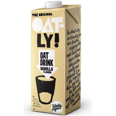 Oatly Ovesný nápoj s vanilkovou příchutí 1 l