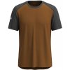 Pánské sportovní tričko Smartwool UL MOUNTAIN BIKE SS TEE fox brown-charcoal