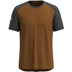 Smartwool UL MOUNTAIN BIKE SS TEE fox brown-charcoal