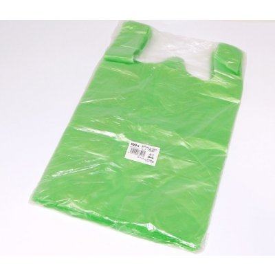 Tašky 10 kg HDPE zelené 30+14 x 50 cm [100 ks] 68416-10A – Zboží Dáma