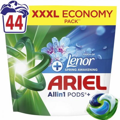 Ariel All in1 Pods +Lenor prací kapsle Spring Awakening 44 PD – Hledejceny.cz