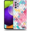 Pouzdro a kryt na mobilní telefon Samsung Picasee silikonové Samsung Galaxy A52 5G Colorful roof černé