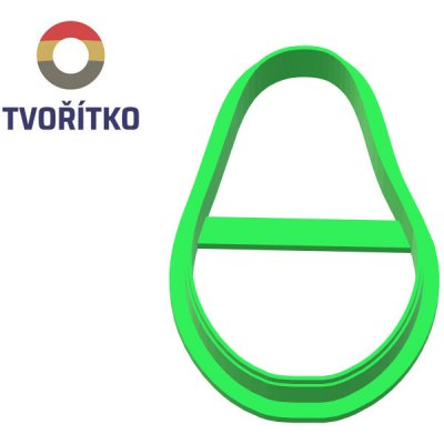 TVOŘÍTKO Avokádo - obrysové vykrajovátko – Hledejceny.cz