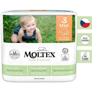 Moltex Plenky Pure & Nature Midi 4-9 kg 33 ks