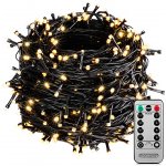 Goleto Vánoční LED osvětlení 40 m s dálkovým ovládáním | teplá bílá 400 LED – Hledejceny.cz