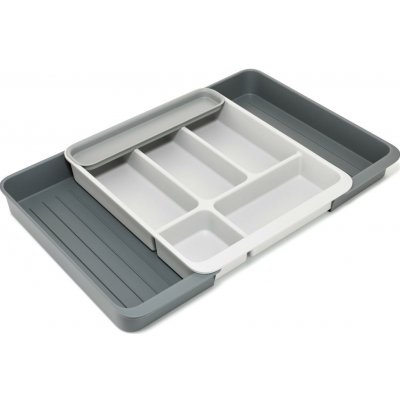 Organizér na příbory DRAWERSTORE 8500016 40 x 34 cm, roztažitelný, šedá, plast, Joseph Joseph – Hledejceny.cz