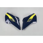 UFO kryty chladiče HUSQVARNA TC/TE 125, FC/TX/TE/FE 250, TC/TE/TX 300, FC/FE 350, FC/FE 450, FE 501 14-16, TC 250 16, barva světle modrá/žlutá | Zboží Auto