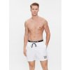 Koupací šortky, boardshorts Calvin Klein Swimwear Plavecké šortky Medium Double Wb-Nos KM0KM00740 bílé