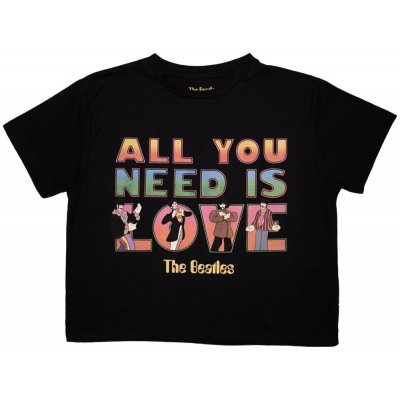 The Beatles Tričko Yellow Submarine AYNIL Stacked Ladies Black – Hledejceny.cz