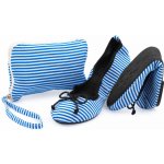 CatMotion skládací baleríny do kabelky Navy Stripe – Zboží Mobilmania