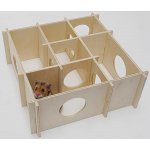 Rosewood Bludiště pro křečky dřevo 30 x 30 x 12 cm – Zbozi.Blesk.cz