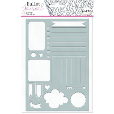 Aladine Šablona Bullet Journal Organizace měsíce 19 x 13 cm – Zboží Dáma