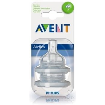 Philips Avent Dudlík Anti-colic/Classic+ 2 pomalý průtok 2 ks Bílá