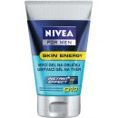 Nivea Mycí gel na obličej pro muže Skin Energy Q10 100 ml