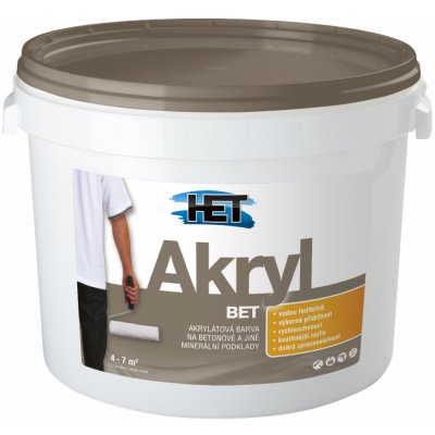 Het Akryl Bet 12 kg šedá – Sleviste.cz