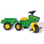 Rolly Toys Šlapací tříkoka John Deere Trac přívěs + zvuk – Zboží Dáma