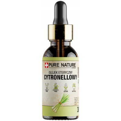 Pure Chemical esenciální olej CITRONELA bez přísad 30 ml – Hledejceny.cz
