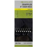Korum Hotové Návazce Grappler Hair Rigs Barbed 10 cm vel.12 0,26 mm 10 lb 8 ks – Zboží Mobilmania