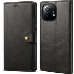 Lenuo Leather flipové Xiaomi Mi 11, černé – Zbozi.Blesk.cz