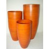 Váza Axin Trading Bambusová váza klasik oranžová L