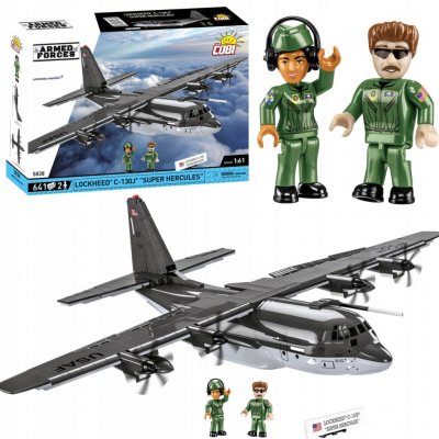COBI 5838 Armed Forces 1:61 Americký transportní taktický letoun Lockheed C-130J SUPER Hercules – Zboží Mobilmania