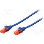 Digitus DK-1512-0025/B Patch UTP, CAT 5e, AWG 26/7, 0,25m, modrý – Zboží Živě