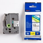 Brother TZE-141, černý tisk průsvitný podklad, 8m x 18mm – Zboží Dáma