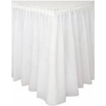 Unique Ubrusová sukně plastová bílá 427x74cm – Zboží Mobilmania