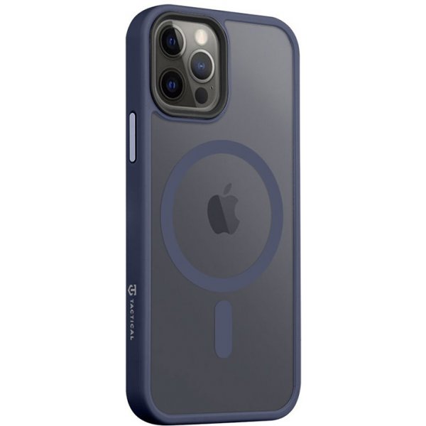 Pouzdro a kryt na mobilní telefon Pouzdro AppleMix TACTICAL Hyperstealth Apple iPhone 12 / 12 Pro - MagSafe - tmavě modré