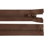 Zip kostěný dělitelný No 5 - bundový barva 304 hnědá čokoládová délka 75 cm – Hledejceny.cz