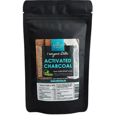 Altevita ACTIVATED CHARCOAL CARBO aktivní uhlí prášek 60 g – Hledejceny.cz
