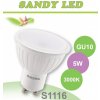 Žárovka Sandria LED žárovka Sandy LED GU10 S1116 5W teplá bílá